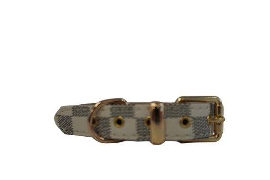 Amalfi Beige Luxury Collar: Medium