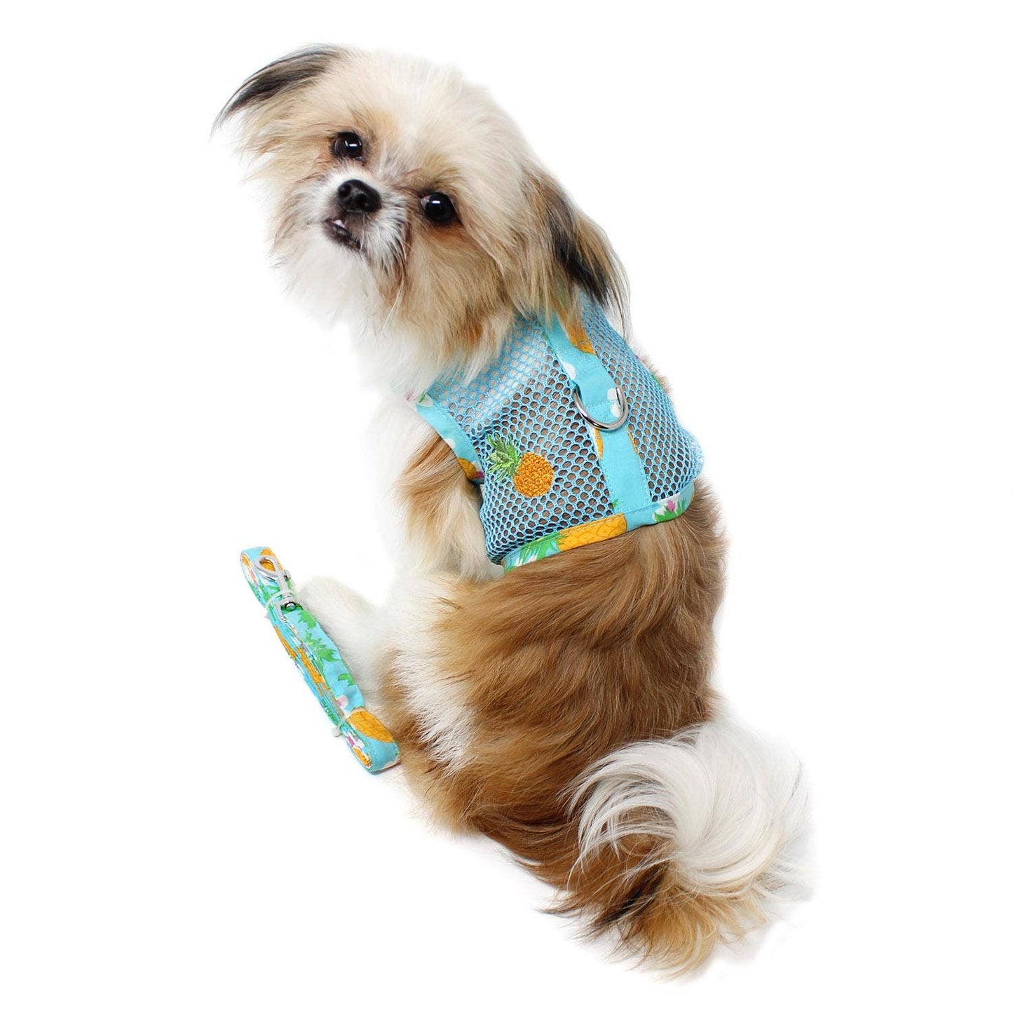 Cool Mesh Dog Harness - Pineapple Luau: X-Small