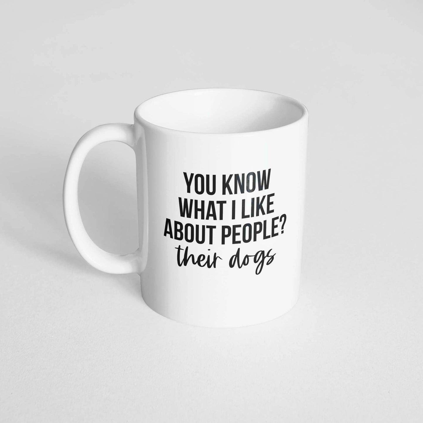 What I Like About People Mug: 11 Oz