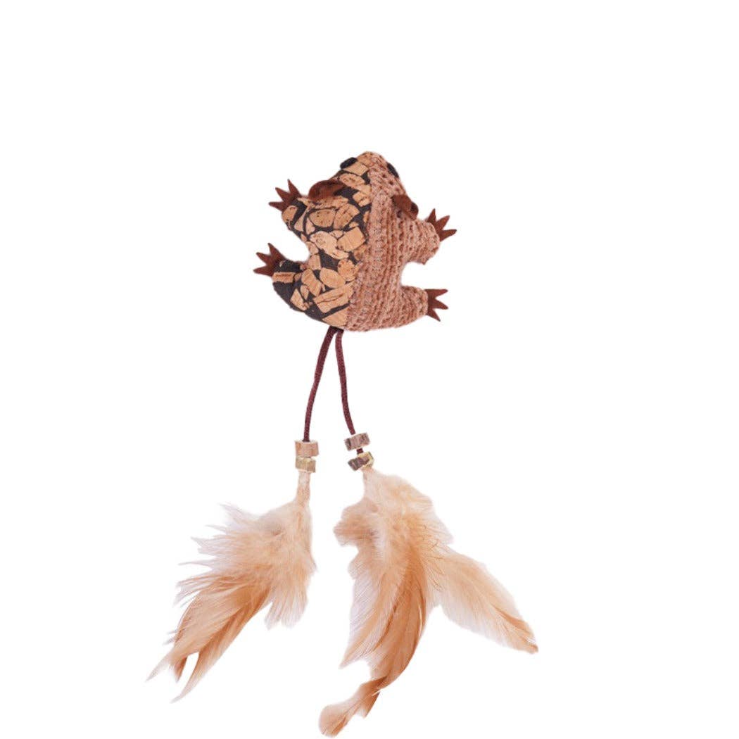 Moo – Feather Plush Cat Toy: MOUSE