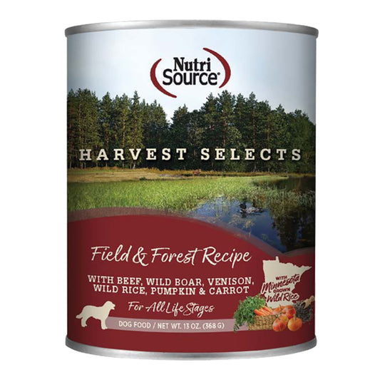 NUTRISOURCE DOG HARVEST SELECTS FIELD & FOREST 12.3OZ