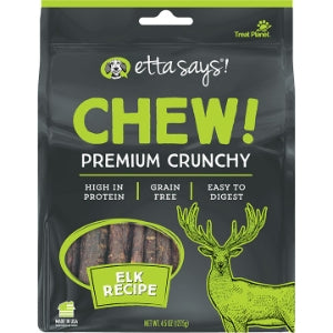 ETTA SAYS DOG PREMIUM CRUNCHY ELK CHEW 4.5OZ