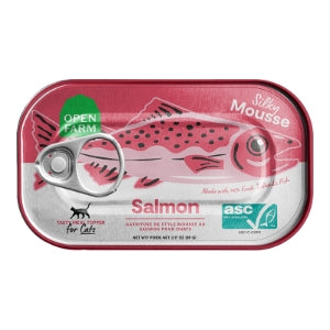 OPEN FARM CAT GRAIN FREE TOPPER SALMON 3.17OZ