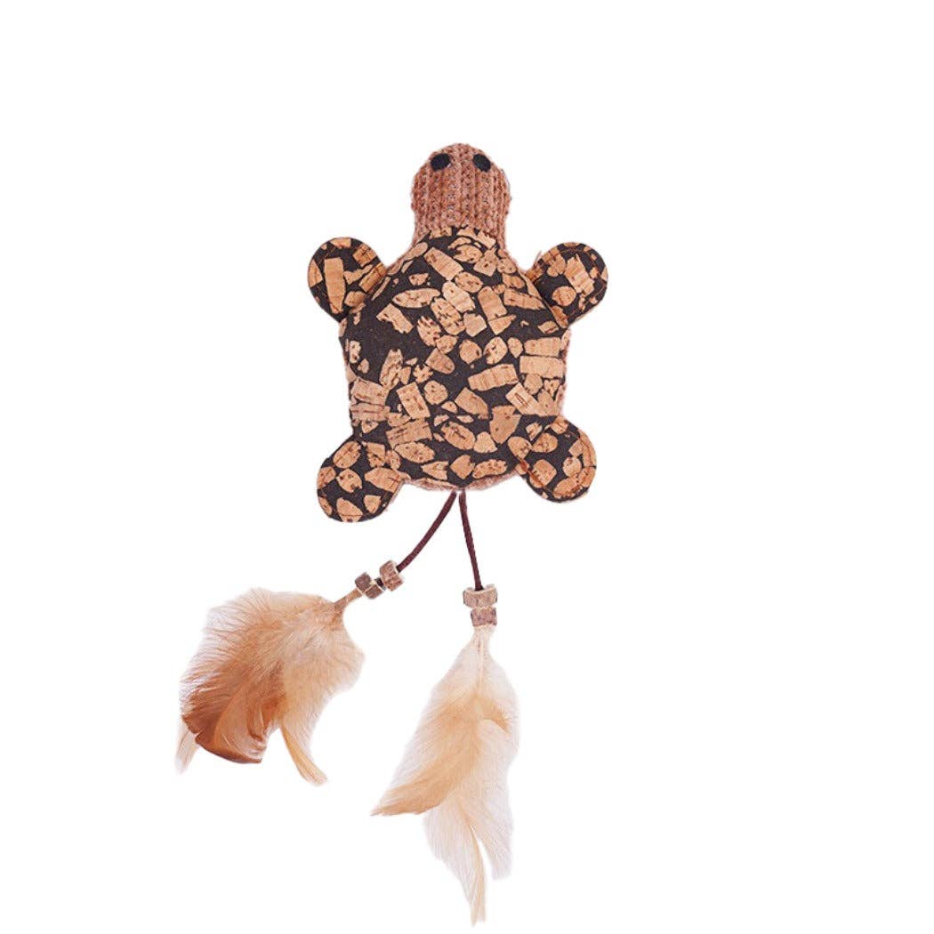 Moo – Feather Plush Cat Toy: MOUSE