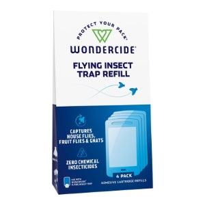 WONDERCIDE FLYING INSECT TRAP LIGHT CARTRIDGE REFILL - 4 PACK