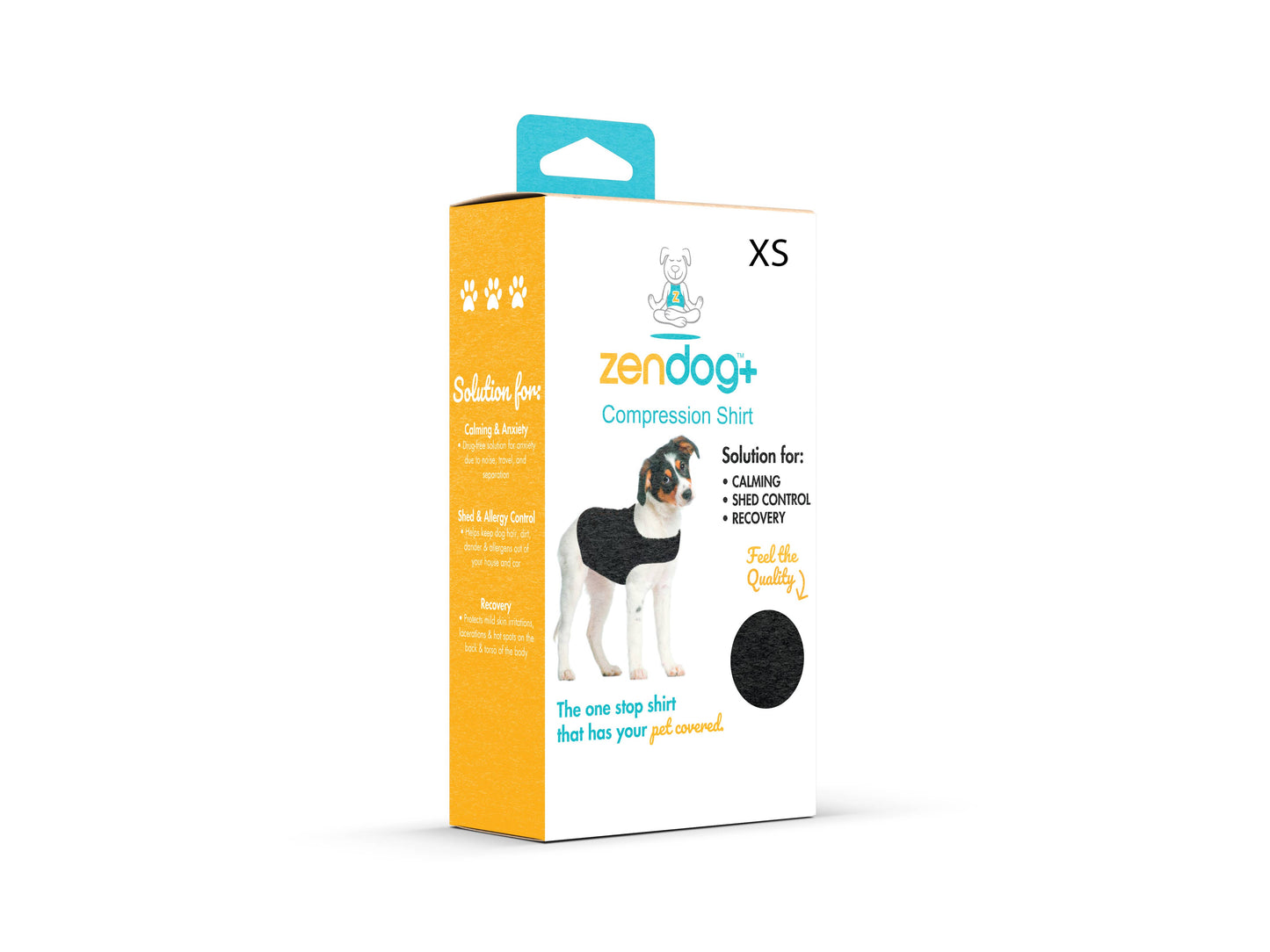 ZenDog+ (Calming Shirt, Shed Control Garment, Recovery Shirt: XSmall