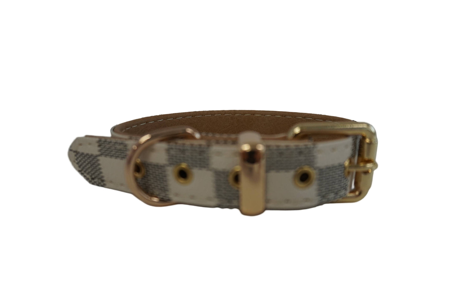 Amalfi Beige Luxury Collar: Medium