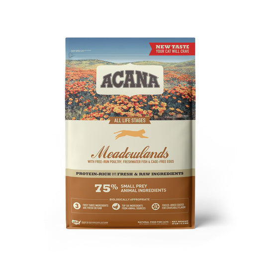 ACANA Meadowlands Grain-Free Dry Cat Food, 10-lb