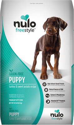 Nulo Dog FreeStyle Grain-Free Turkey & Sweet Potato Recipe Puppy Dry Dog Food, 24-lb (Size: 24-lb)