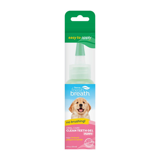 Tropiclean Fresh Breath Oral Care Clean Teeth Gel for Puppies, 2-oz