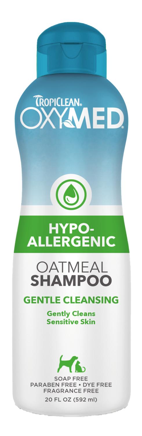 Tropiclean OxyMed Hypo-Allergenic Oatmeal Pet Shampoo, 20-oz