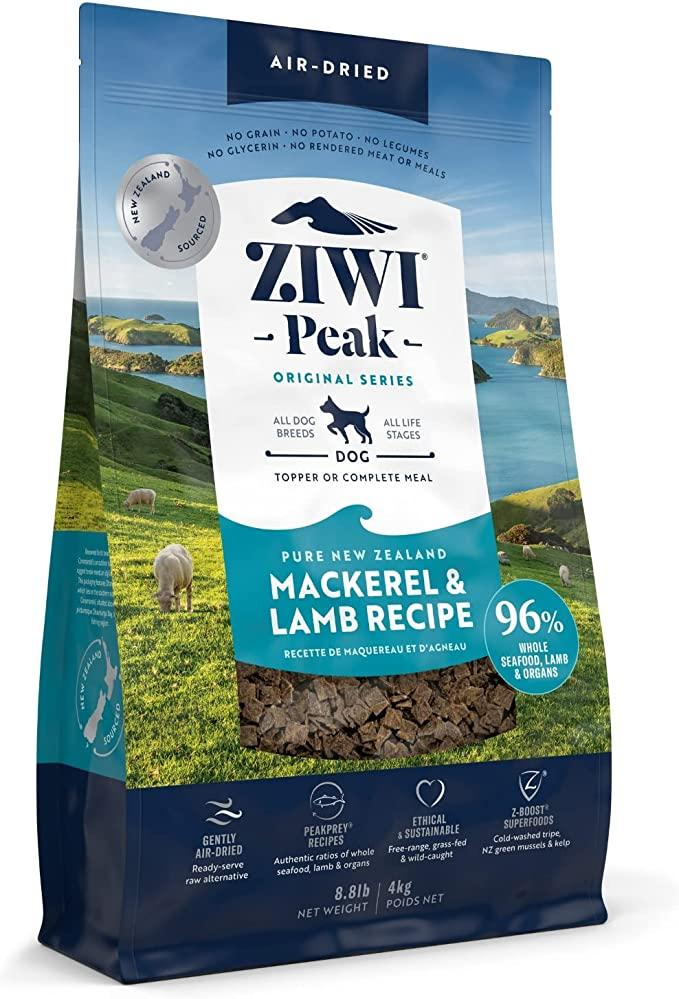 ZIWI Peak Mackerel & Lamb Recipe Air-Dried Dog Food, 8.8-lb