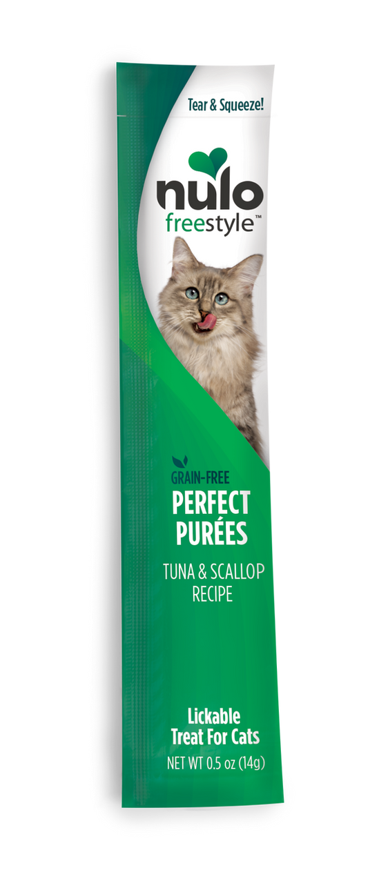 Nulo Cat FreeStyle Perfect Puree Tuna & Scallop Lickable Cat Treat, 0.5-oz