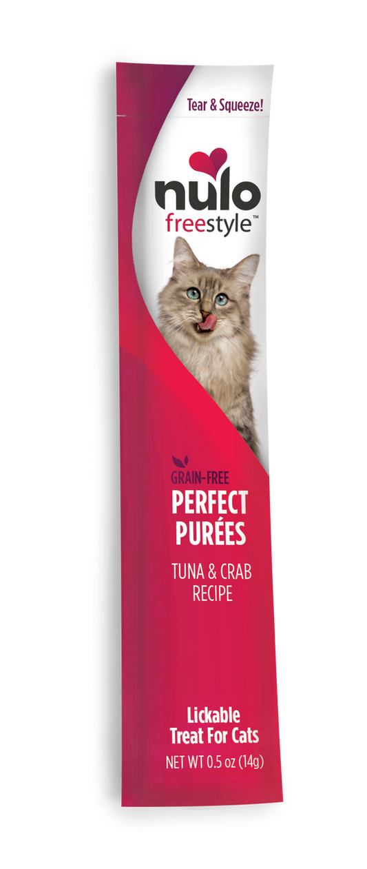 Nulo Cat FreeStyle Perfect Puree Tuna & Crab Lickable Cat Treat, 0.5-oz (Size: 0.5-oz)