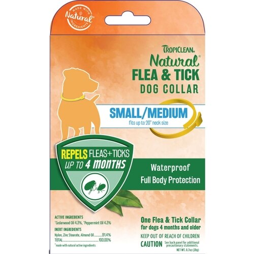 Tropiclean Natural Flea & Tick Small/Medium Dog Collar