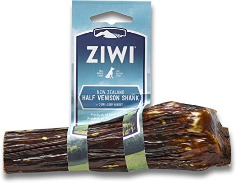 ZIWI Venison Shank Bone Dog Treats, Half Bone