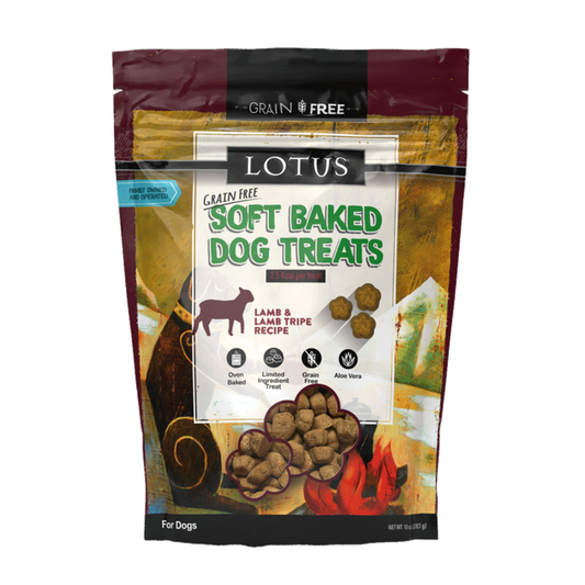 LOTUS DOG SOFT BAKED GRAIN FREE LAMB TRIPE 10OZ