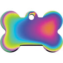 Rainbow Plated Brass Bone-Small