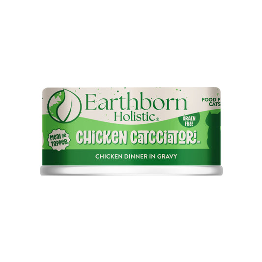Earthborn Holistic Chicken Catcciatori Grain-Free Natural Canned Cat Food, 5.5-oz