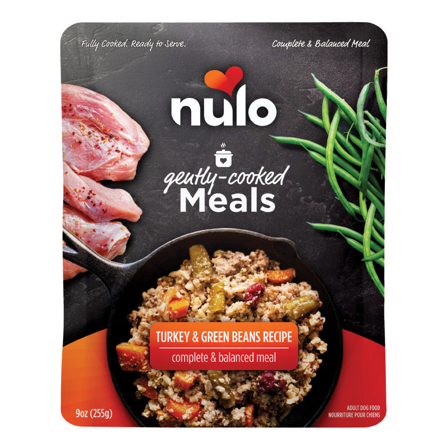 Nulo Gently-Cooked Meals Pouch Dog Food Turkey & Green Beans, 9 oz
