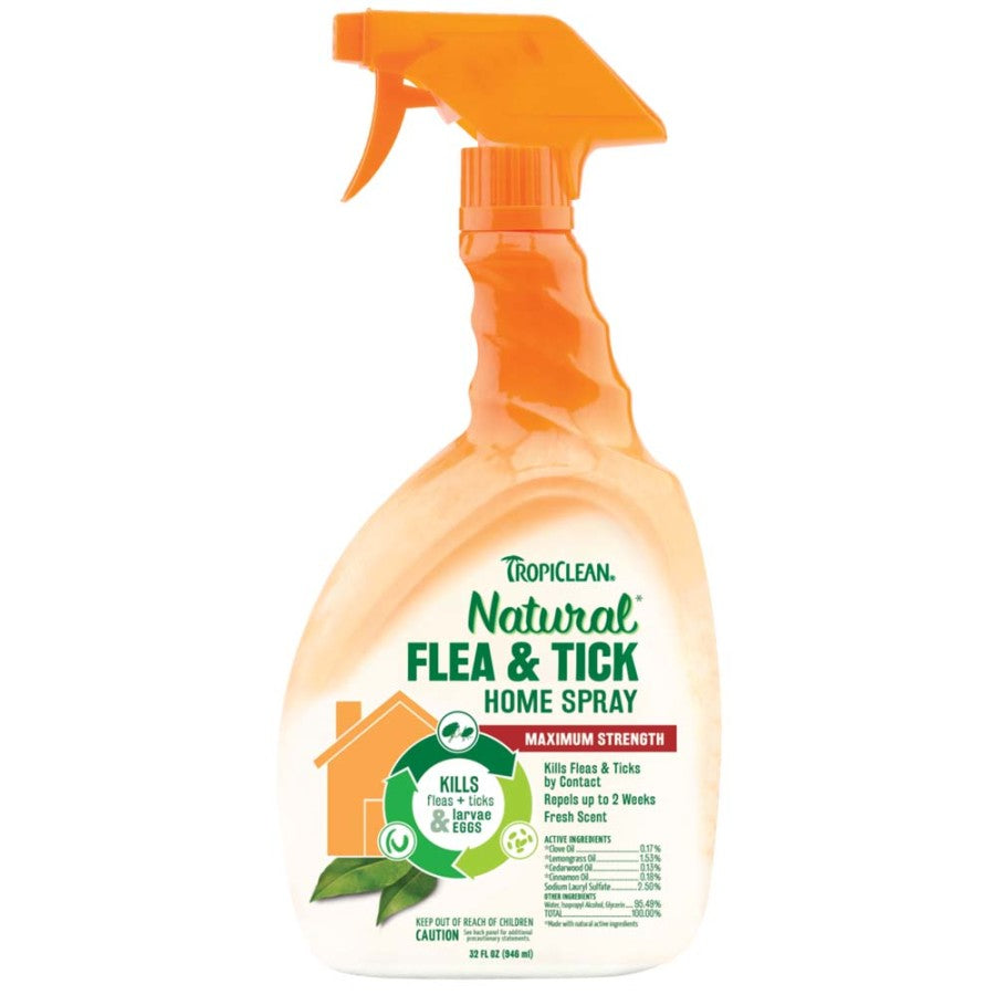 TropiClean Natural Flea & Tick Home Spray 1ea/32 fl oz